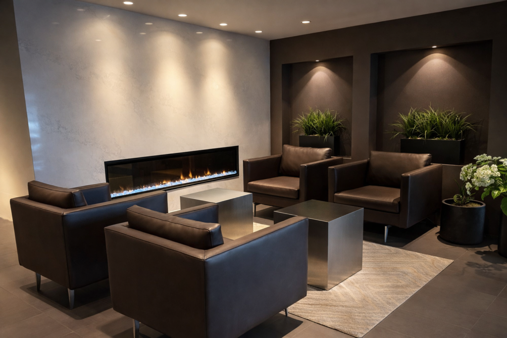 waiting room upholstery